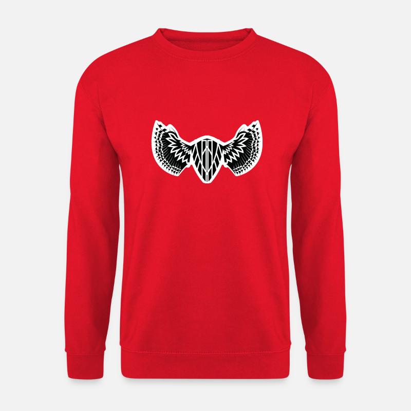 The Mystical Winged Ancient Shield - Unisex Sweatshirt - red