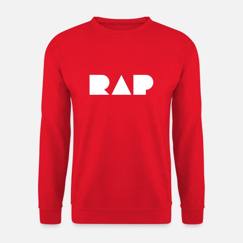 Rap Bold Logo-Design - Unisex Pullover - Rot