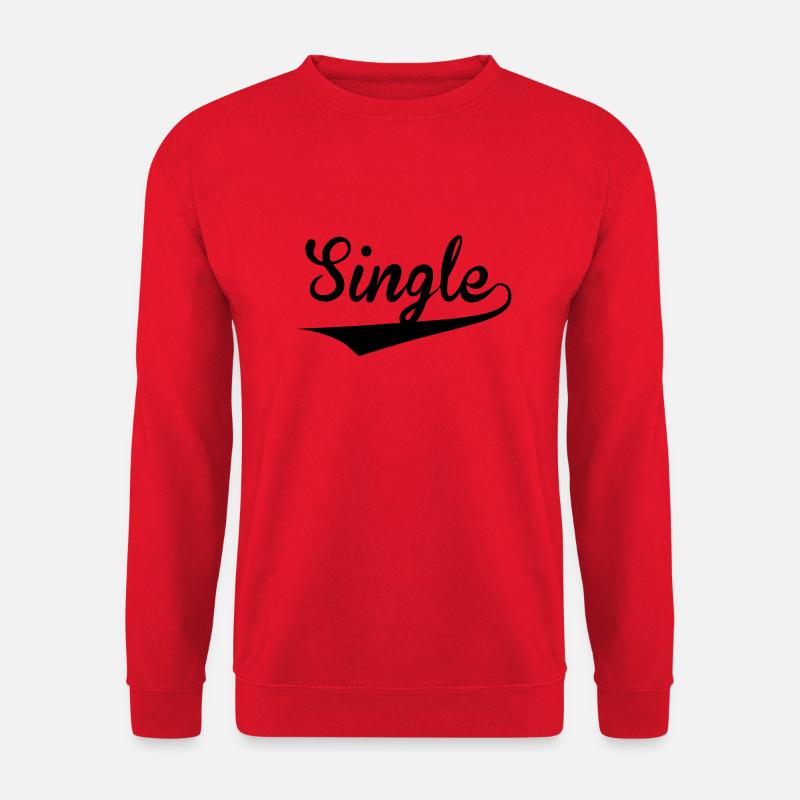 single - Unisex Pullover - Rot