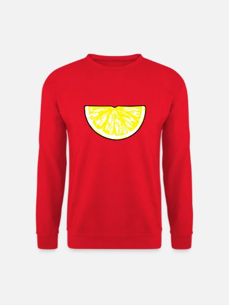 lemon_slice - Unisex Sweatshirt - red