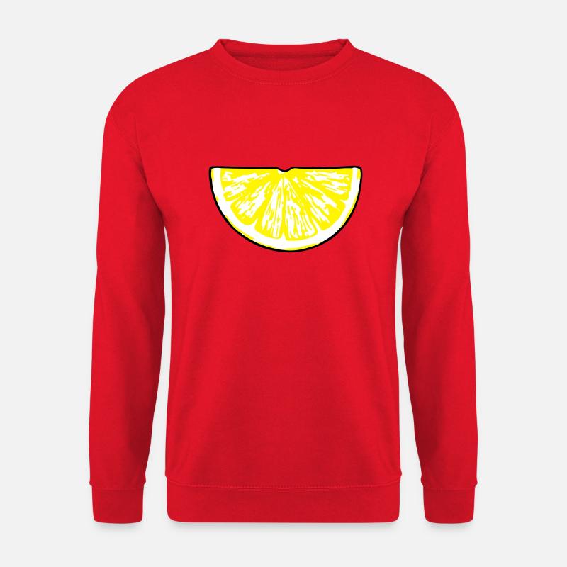 lemon_slice - Unisex Pullover - Rot