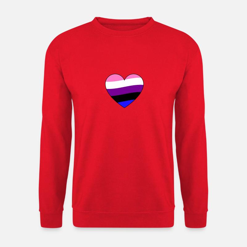 Pride Gender Fluid - Unisex Pullover - Rot