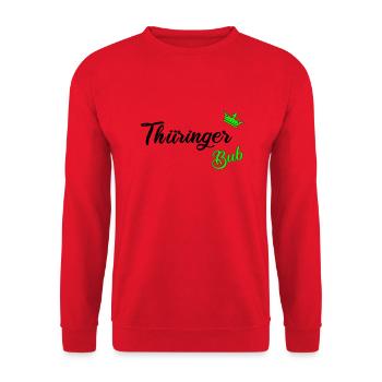 Thüringer Bub - Unisex Pullover - Rot - Vorne - Alina (178cm) & Michal (187cm)
