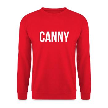 Canny Vintage - Sweat-shirt Unisexe - rouge - Devant - Alina (178cm) & Michal (187cm)