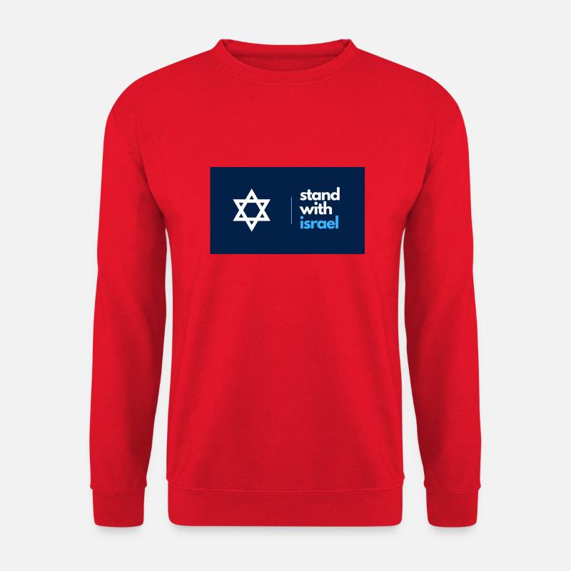 Stand With Israel - Unisex Pullover - Rot
