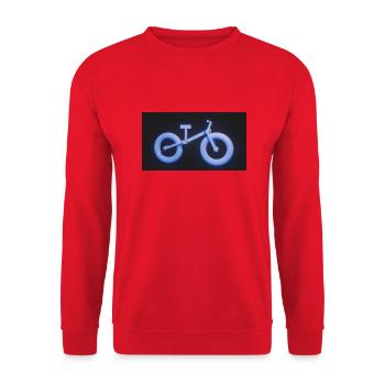 Fahrrad - Unisex Pullover - Rot - Vorne - Alina (178cm) & Michal (187cm)