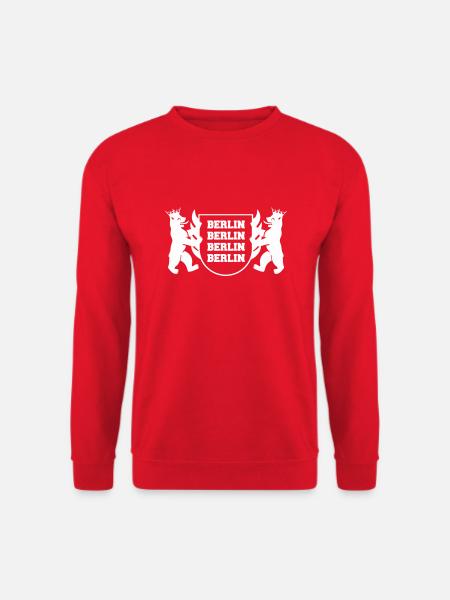 berlin wappen - Unisex Pullover - Rot