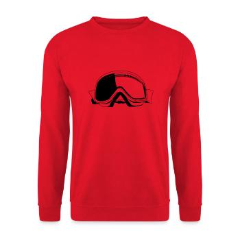 Skibrille - Unisex Pullover - Rot - Vorne - Alina (178cm) & Michal (187cm)