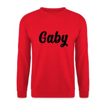 Gaby - Unisex Pullover - Rot - Vorne - Alina (178cm) & Michal (187cm)