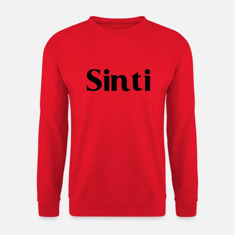 Sinti Black Script - Unisex Sweatshirt - red