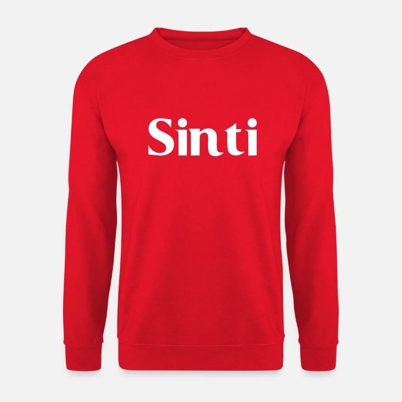 Sinti - White Writing - Unisex Sweatshirt - red