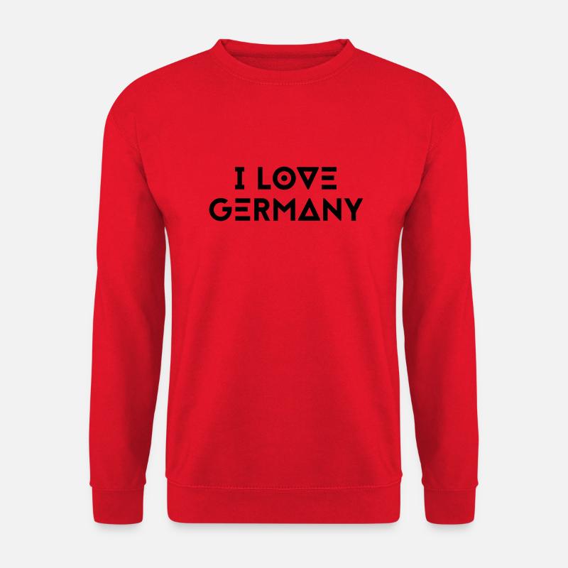 I LOVE GERMANY - Unisex Sweatshirt - red