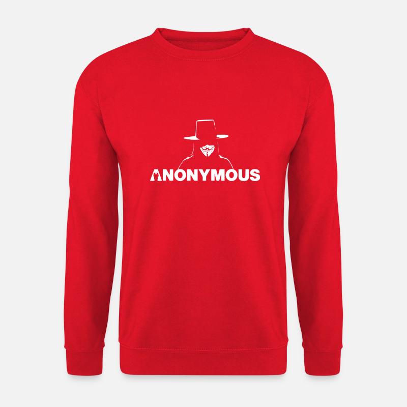 Anonymous Vendetta - Unisex Sweatshirt - red