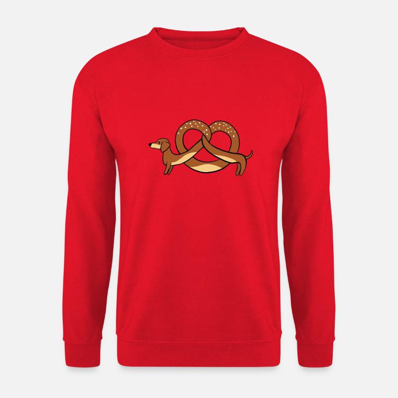 Brezeldackel hell - Unisex Pullover - Rot
