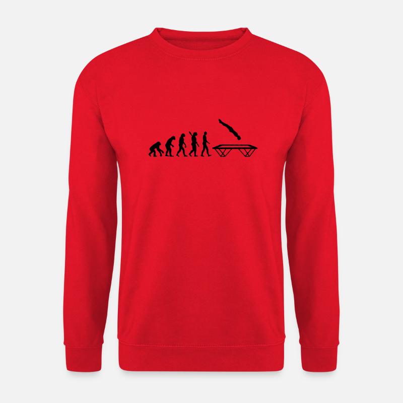 Evolution Trampoline - Unisex Sweatshirt - red