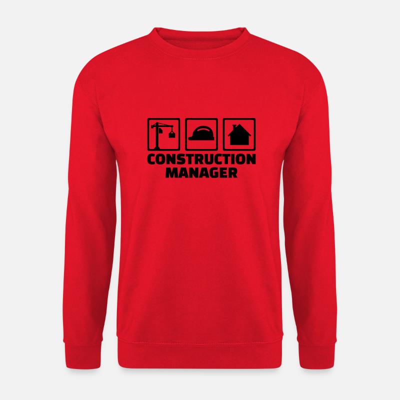 Bauleiter - Unisex Pullover - Rot