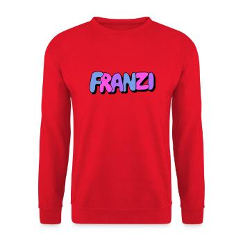 Anonyme - Sweat-shirt Unisexe - rouge - Devant - Alina (178cm) & Michal (187cm)