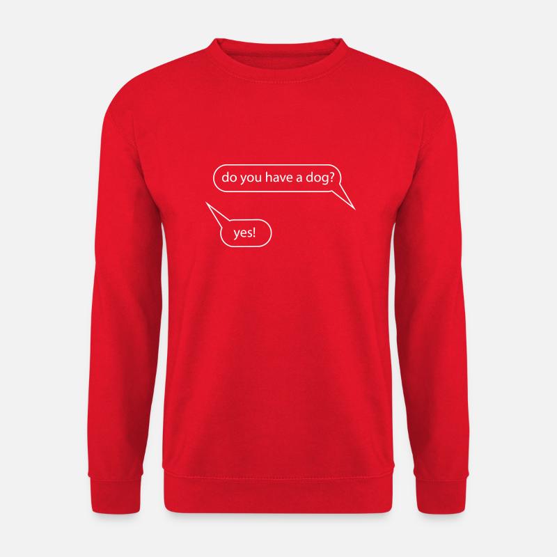 Hund Dog - Unisex Pullover - Rot