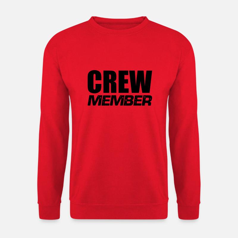 Membre d’équipage - Sweat-shirt Unisexe - rouge