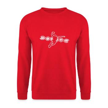 Équipe de basket-ball Joueur de basket-ball Basket-ball - Sweat-shirt Unisexe - rouge - Devant - Alina (178cm) & Michal (187cm)