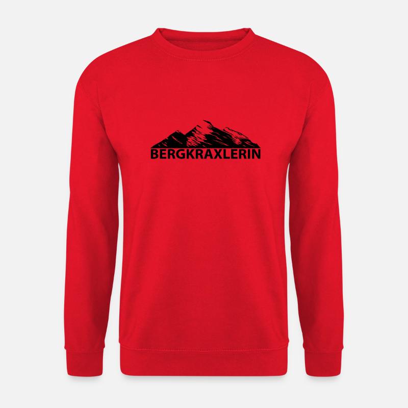 Bergkraxlerin - (5) - Unisex Pullover - Rot