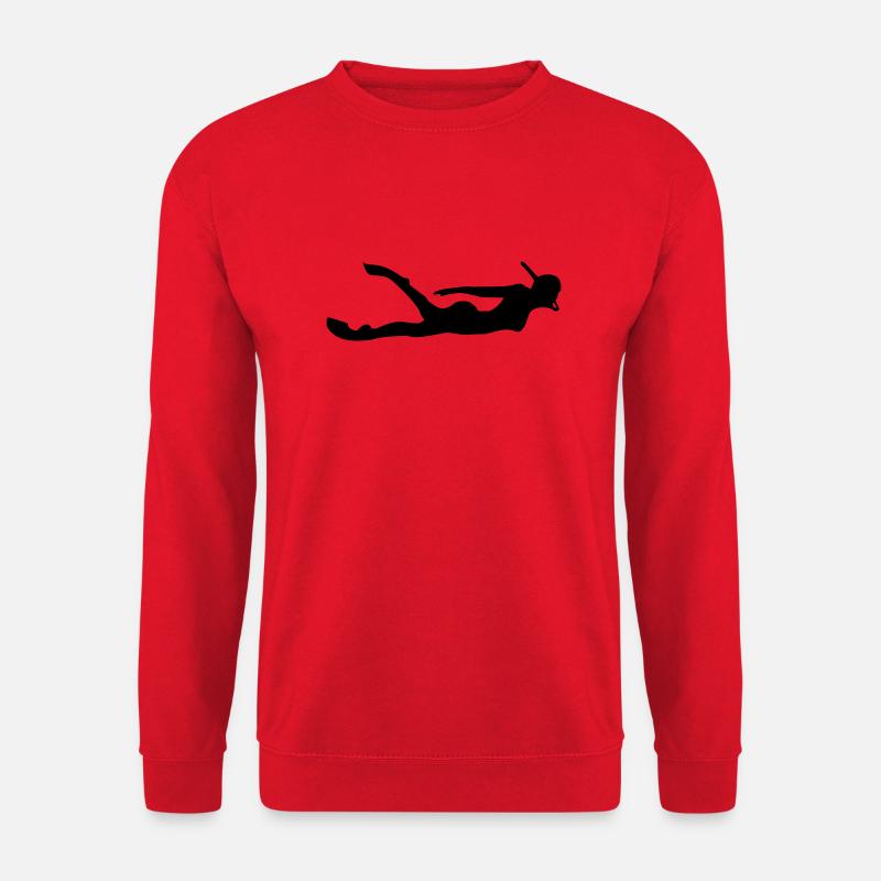 Diving - Unisex Sweatshirt - red