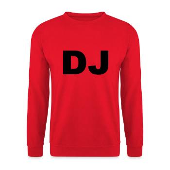 DJ - Unisex Pullover - Rot - Vorne - Alina (178cm) & Michal (187cm)