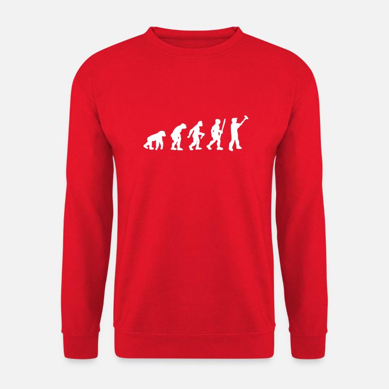 Malere og lakere maler evolutionsbørste - Unisex sweater - rød