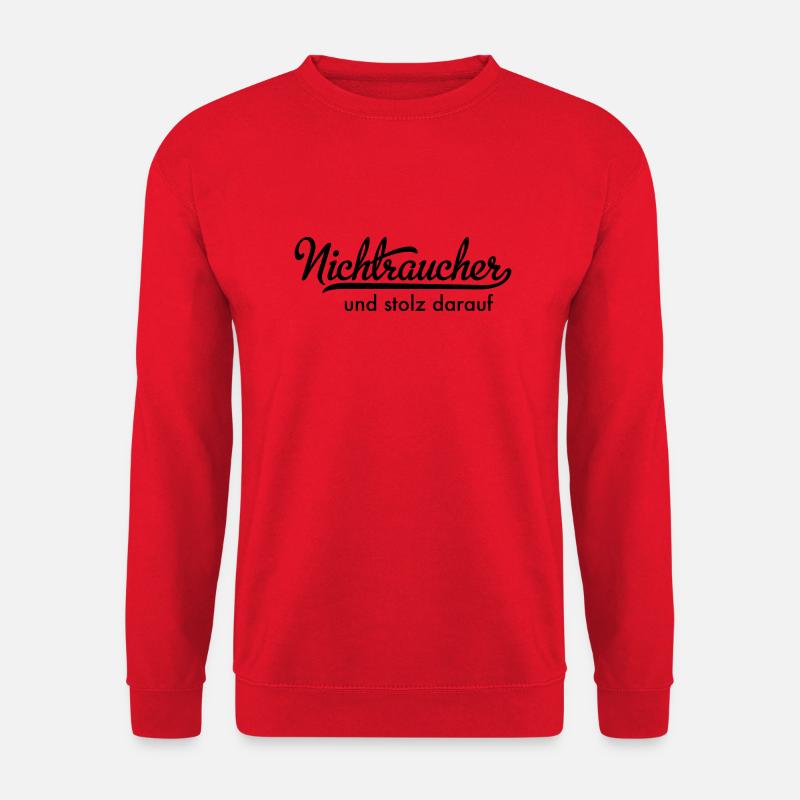 Nichtraucher - Unisex Pullover - Rot