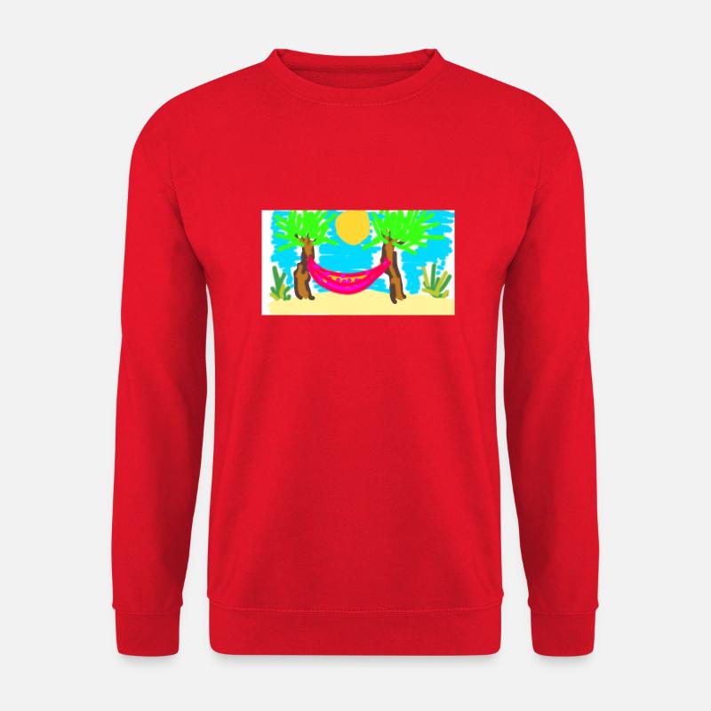 Hängematte - Unisex Pullover - Rot
