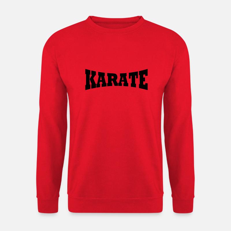 Karate lettering - Unisex Sweatshirt - red
