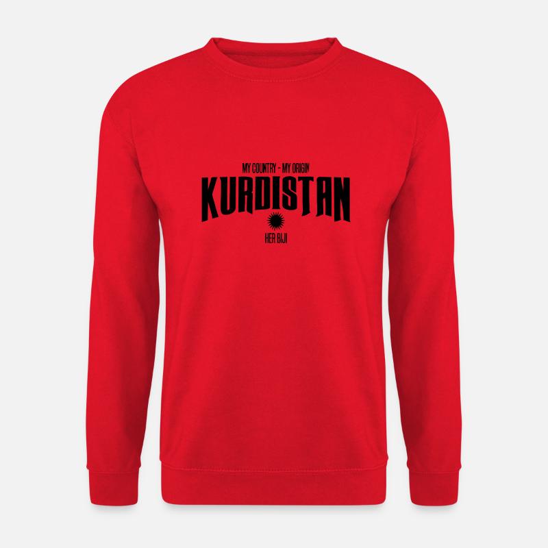 Kurdistan - Unisex Pullover - Rot