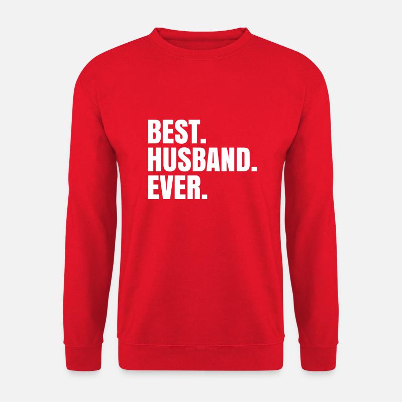 Best Husband Ever - Bester Ehemann Geschenkidee - Unisex Pullover - Rot