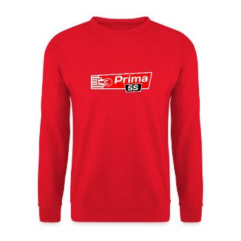 Hercules Prima 5S Kolben Zylinder - Unisex Pullover - Rot - Vorne - Alina (178cm) & Michal (187cm)