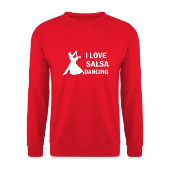 Danse Musique de danse - Sweat-shirt Unisexe - rouge - Devant - Alina (178cm) & Michal (187cm)