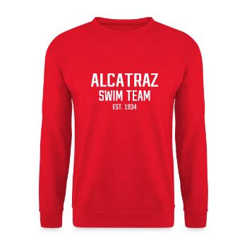 Triathlon Swim Bike Run Marathon - Unisex Pullover - Rot - Vorne - Alina (178cm) & Michal (187cm)