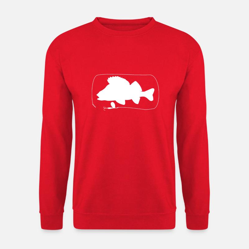 Perch with spinner - Unisex Sweatshirt - red