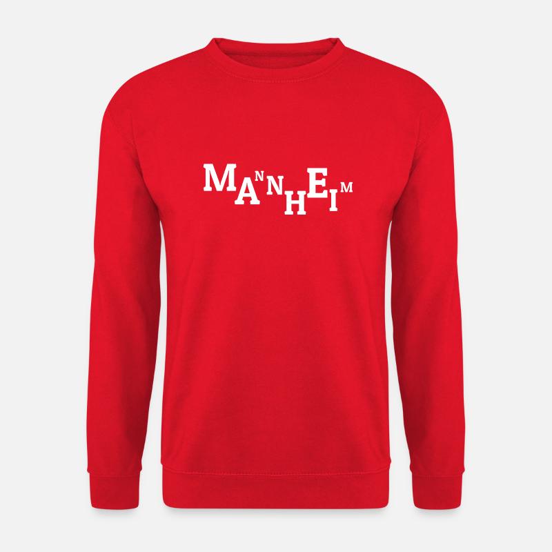 Mannheim Monnem Mannheimat - Unisex Sweatshirt - red