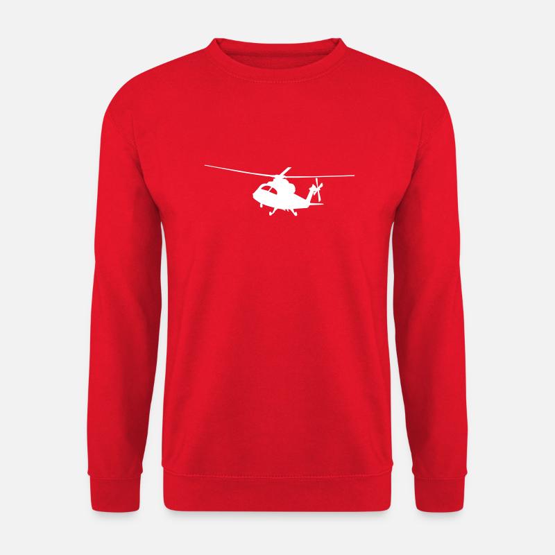 hubschrauber - Unisex Pullover - Rot