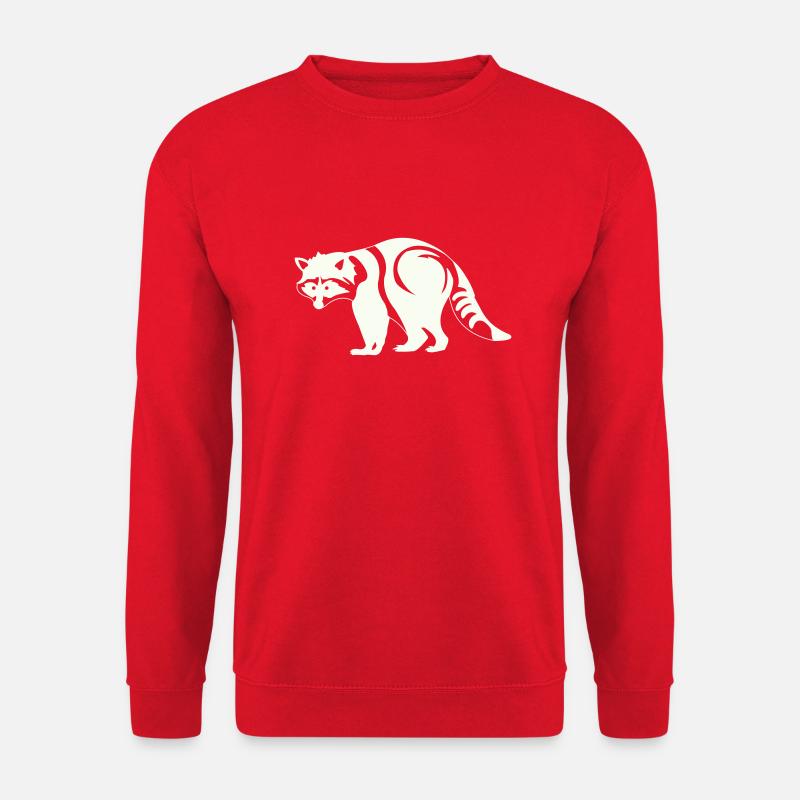 Waschbär - Unisex Pullover - Rot