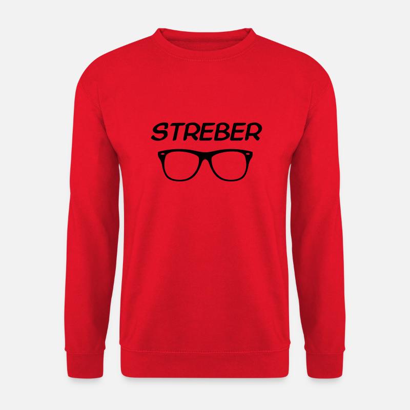 streber - Unisex Pullover - Rot