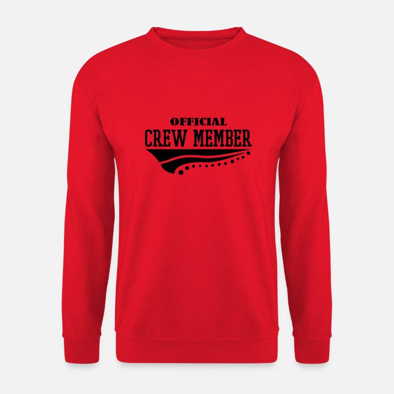 official_crew_member_01 - Unisex Pullover - Rot