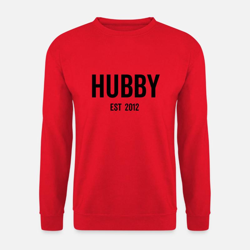 Hubby Est 2012 - Unisex Sweatshirt - red
