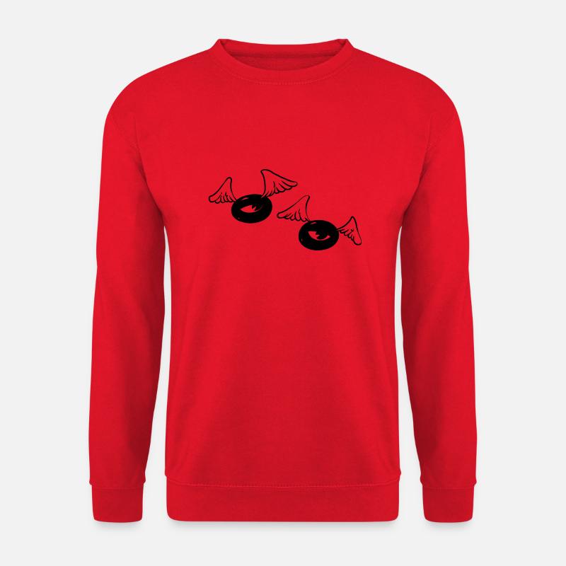 Fliegende Augen - Unisex Pullover - Rot