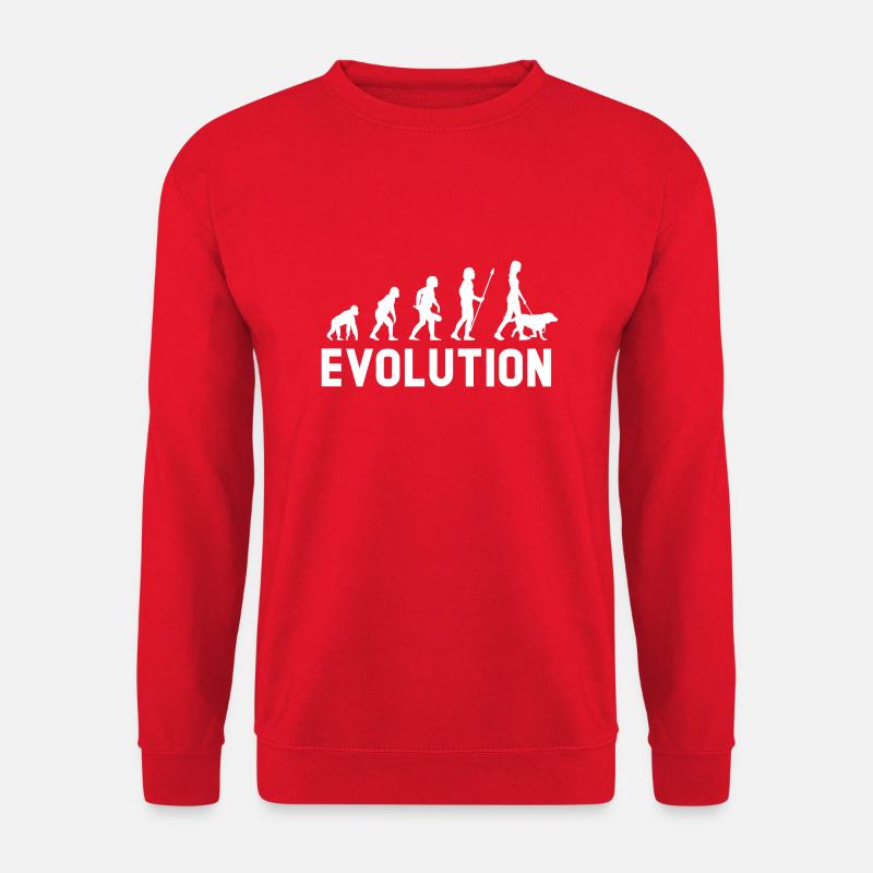 Evolution of Men - Unisex Pullover - Rot