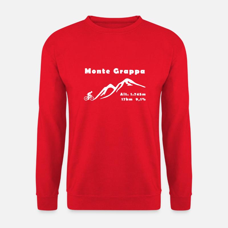 Monte Grappa - Unisex Sweatshirt - red
