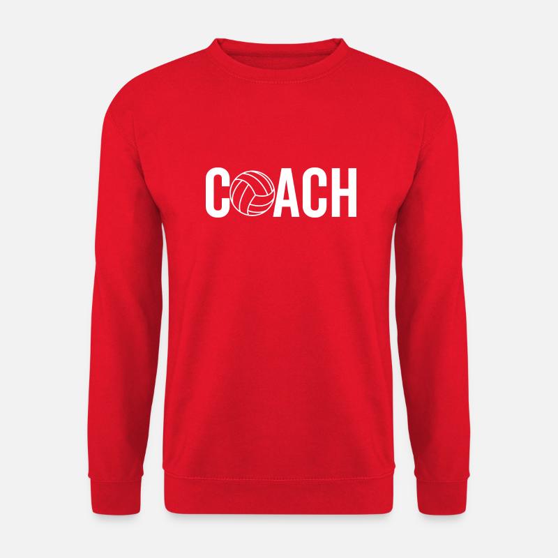 Volleyball-Trainer - Unisex Pullover - Rot