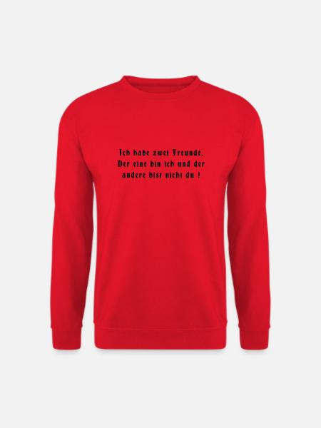 Freundschaft ist das wichtigste - Unisex Pullover - Rot
