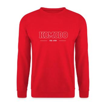 Komodo Island Indonesia - Unisex Sweatshirt - red - Front - Alina (178cm) & Michal (187cm)