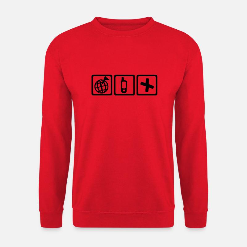 Geocaching - Unisex Pullover - Rot